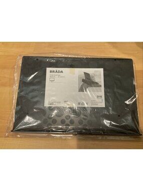 NEW IKEA Brada Laptop Stand Support Riser Angled Lap Desk 16.5" x 12.25" Black